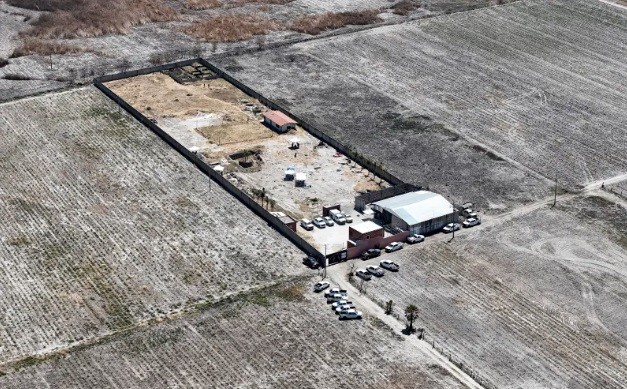 Rancho Izaguirre, uma propriedade remota situada em Teuchitlán (estado de Jalisco, México) — Foto: AFP