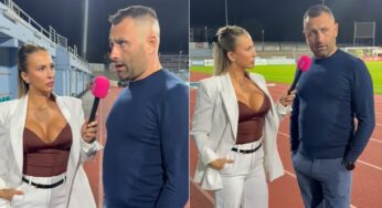Técnico tcheco viraliza por evitar contato visual com repórter em entrevista pós-derrota