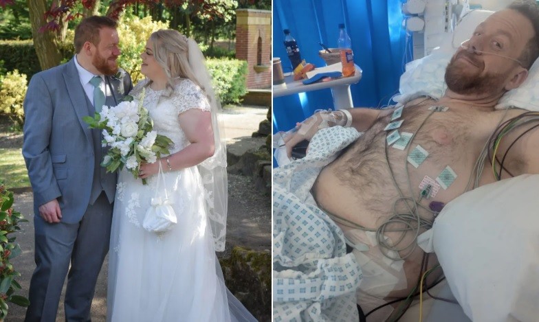Pouco após se casar com Nicky, Paul Lucas perdeu o pênis para câncer, mas passou por cirurgia que lhe deu novo órgão sexual — Foto: Reprodução