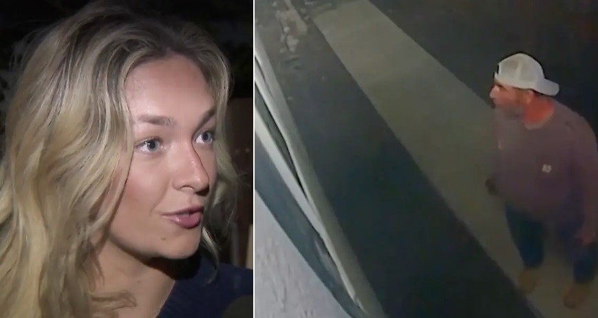 Talia Behrens foi observada trocando de roupa por invasor de resid&ecirc;ncia em Los Angeles &mdash; Foto: Reprodu&ccedil;&atilde;o