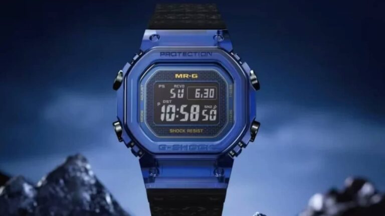 Casio Apresenta G-Shock de Safira Azul Ultralimitado com Preço de Automóvel de Luxo